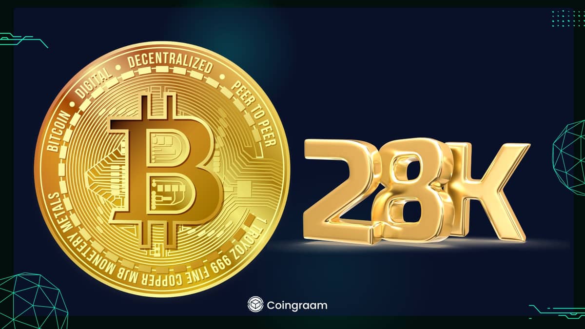 رشد بیت کوین بالاتر از محدوده 28 هزار دلار!