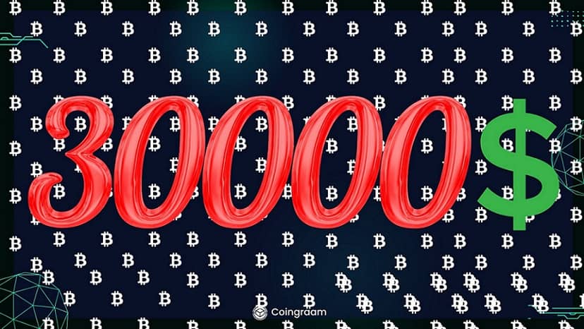 بالاترین قیمت در یک سال اخیر؛ بیت کوین از ۳۰ هزار دلار عبور کرد
