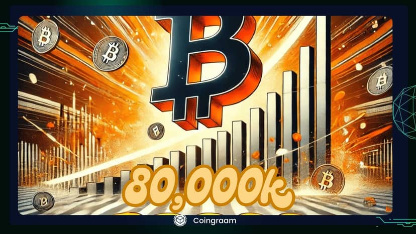 قیمت بیت کوین برای اولین بار در تاریخ به 80 هزار دلار رسید