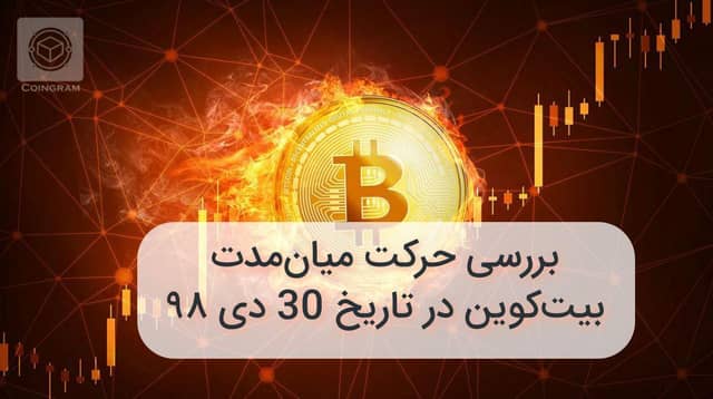 تحلیل میان مدت بیتکوین در تاریخ 30 دی 98