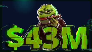 معاملهگر خوششانس با ۲ هزار دلار سرمایهگذاری در PEPE، بیش از ۴۳ میلیون دلار سود بهدست آورد